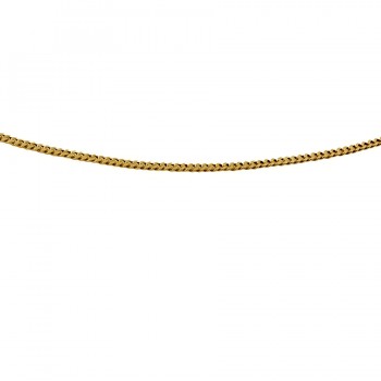 9ct gold 1.6g 19 inch curb Chain